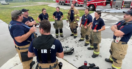 GIFD Recruits to Cap Training With Ruck To City Hall